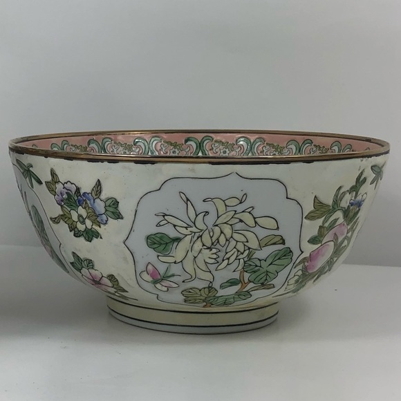 ANTIQUE Tung Chih Tongzhi Porcelain Bowl Macau - Picture 3 of 11